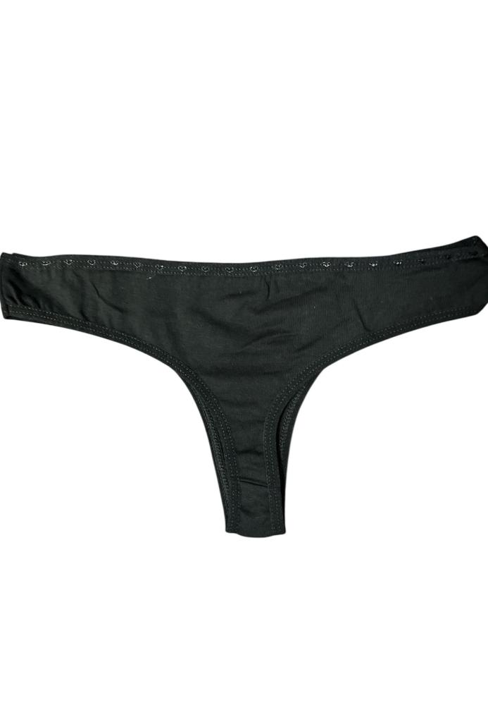 Chiloti Dama, Tanga ,Culoare Negru, Engros
